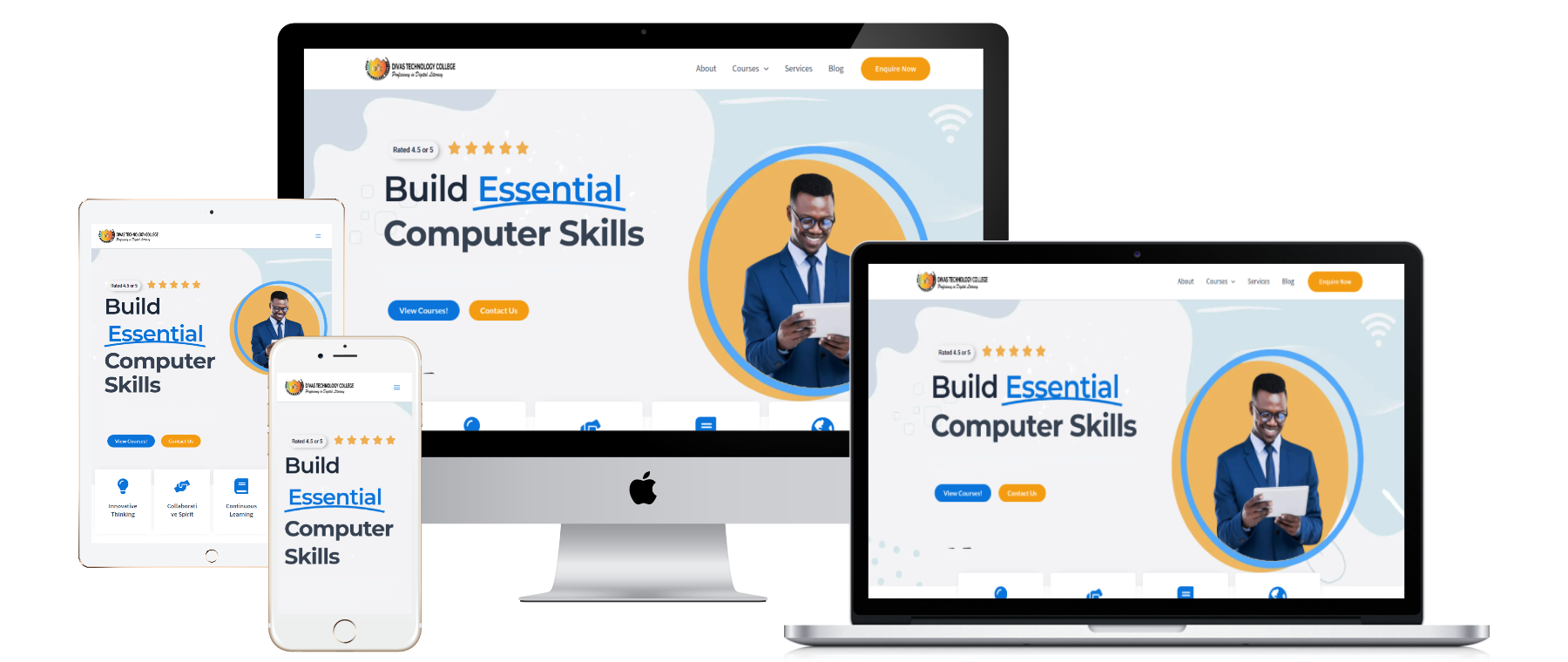 College Website Design Services – Professional & Affordable by Bluxel Africa (1)